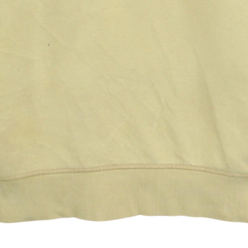 Tommy Jeans Men's Beige Pullover Hoodie Size M Cotton Casual