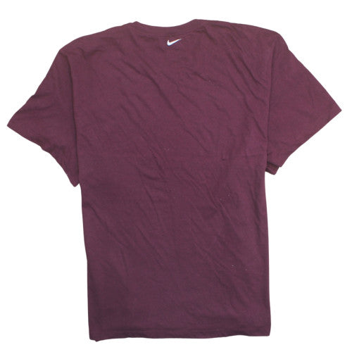 Nike Men's Burgundy 3XL Crew Neck Short Sleeve Classic T-Shirt