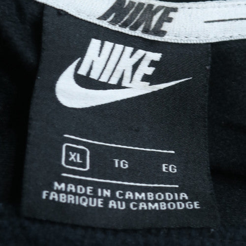 Nike Men’s Black Full Zip Hoodie XL Fleece Sportswear