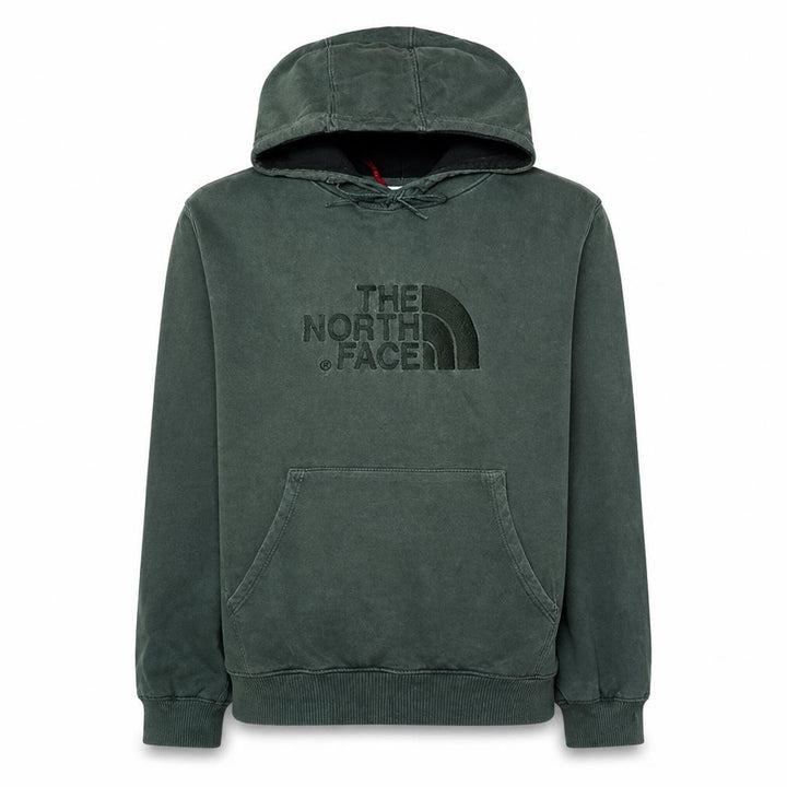 The North Face Men's Green Pullover Hoodie M Regular Fit