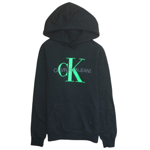 Calvin Klein Jeans Men's Black Pullover Hoodie S Regular Fit