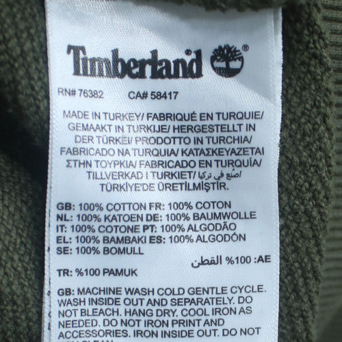 Timberland Men Green XL Pullover Crew Neck Sweatshirt