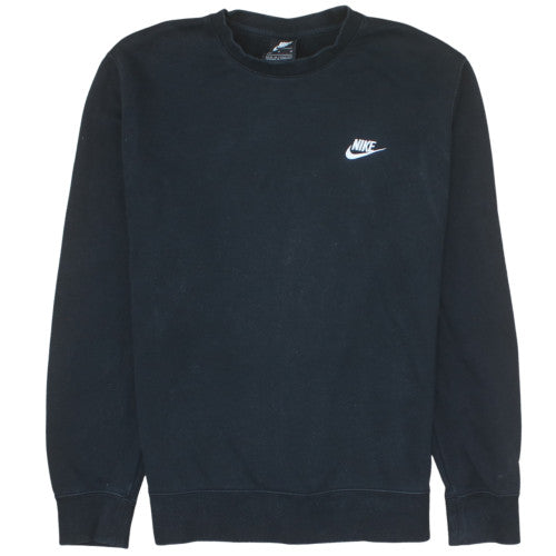 Nike Men's Black Medium Pullover Crew Neck Sports Sweatshirt