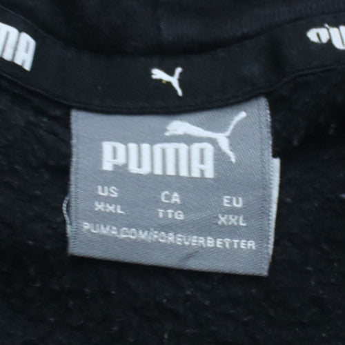 Puma Womens Black XXL Pullover Hoodie Sweatshirt Casual Logo Style