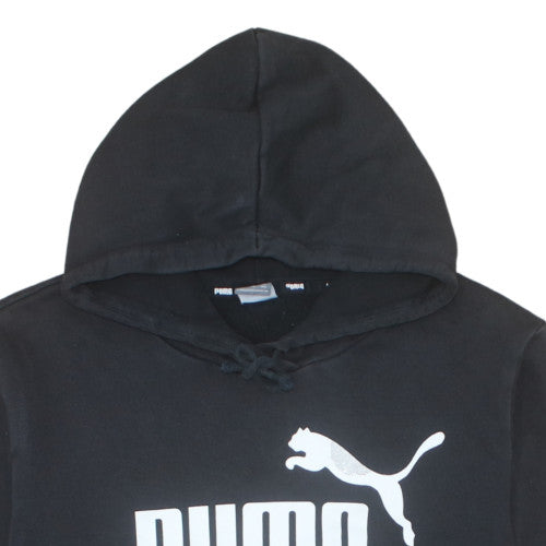 Puma Womens Black XXL Pullover Hoodie Sweatshirt Casual Logo Style