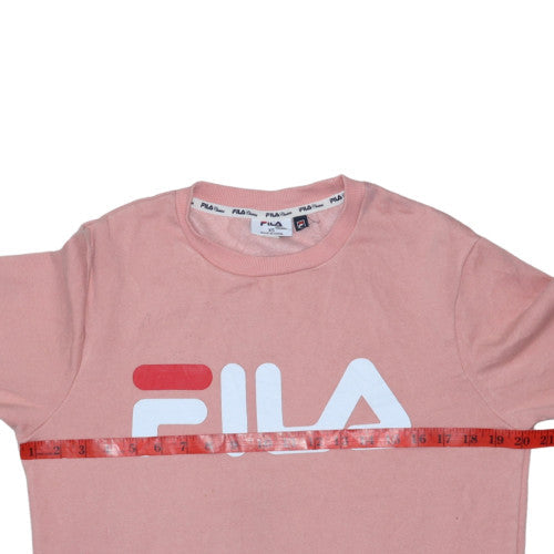 Fila Classics Women's Pink Crew Neck Pullover Sweatshirt XS