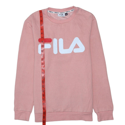 Fila Classics Women's Pink Crew Neck Pullover Sweatshirt XS