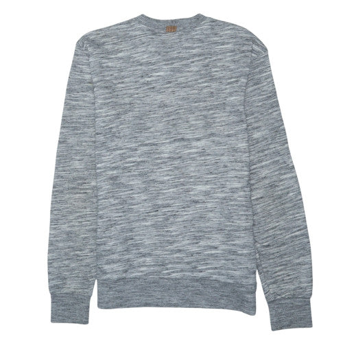 adidas Men's Grey Crew Neck Pullover Sweatshirt Size S