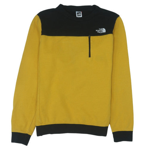 The North Face Men's Yellow Black Pullover Sweatshirt M Outdoor Fleece