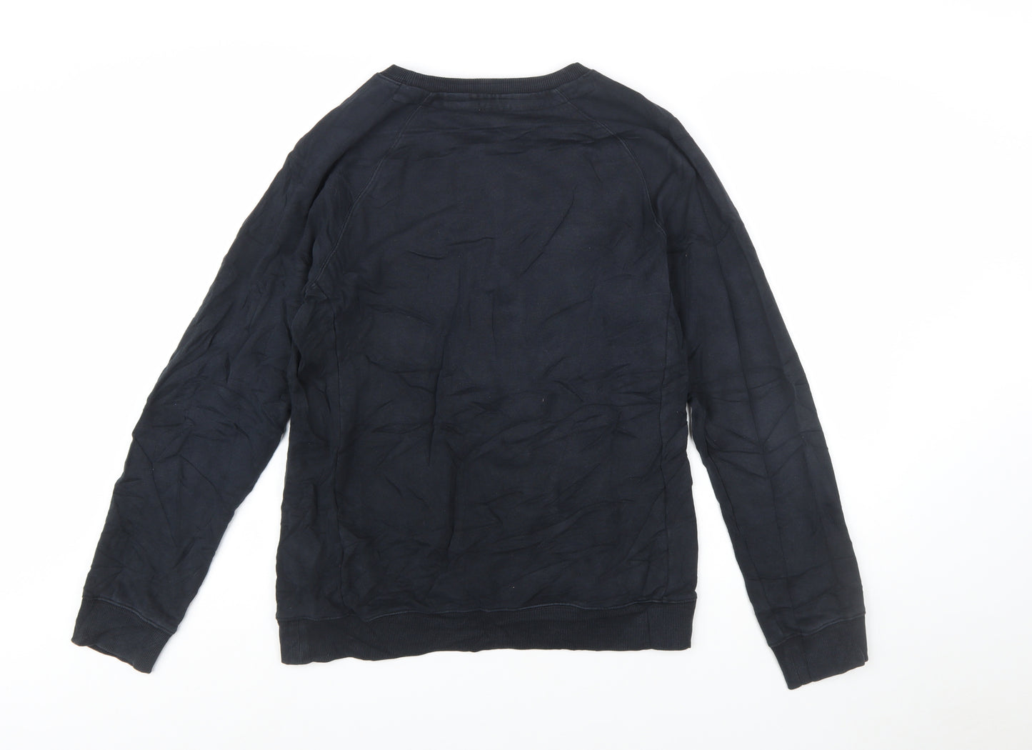 Hugo Boss Men's Black Slim Fit Crew Neck Sweatshirt L