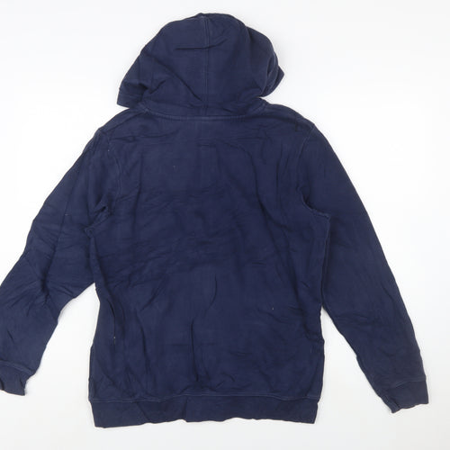 Nike Teens Blue Full Zip Hoodie XL Sports Cotton Fleece
