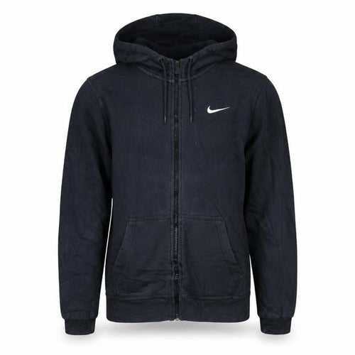 Nike Men's Black Full Zip Hoodie Size S Sports Fleece Sweatshirt