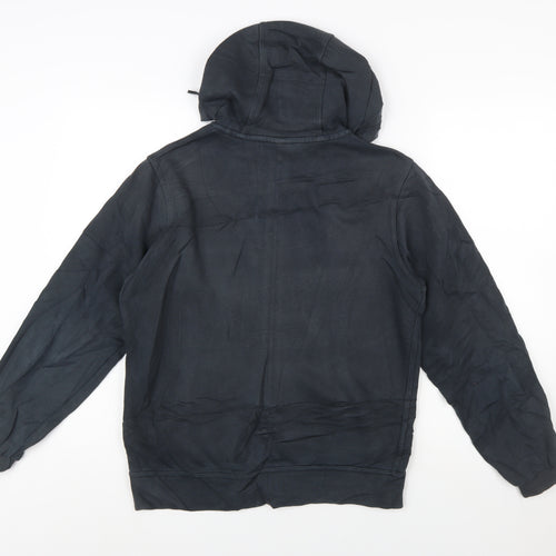 Nike Men's Black Full Zip Hoodie Size S Sports Fleece Sweatshirt