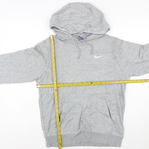Nike Men's Grey Pullover Hoodie Size S Regular Fit Long Sleeve