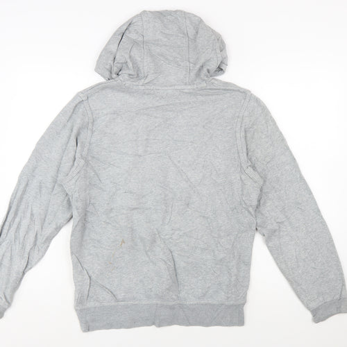 Nike Men's Grey Pullover Hoodie Size S Regular Fit Long Sleeve