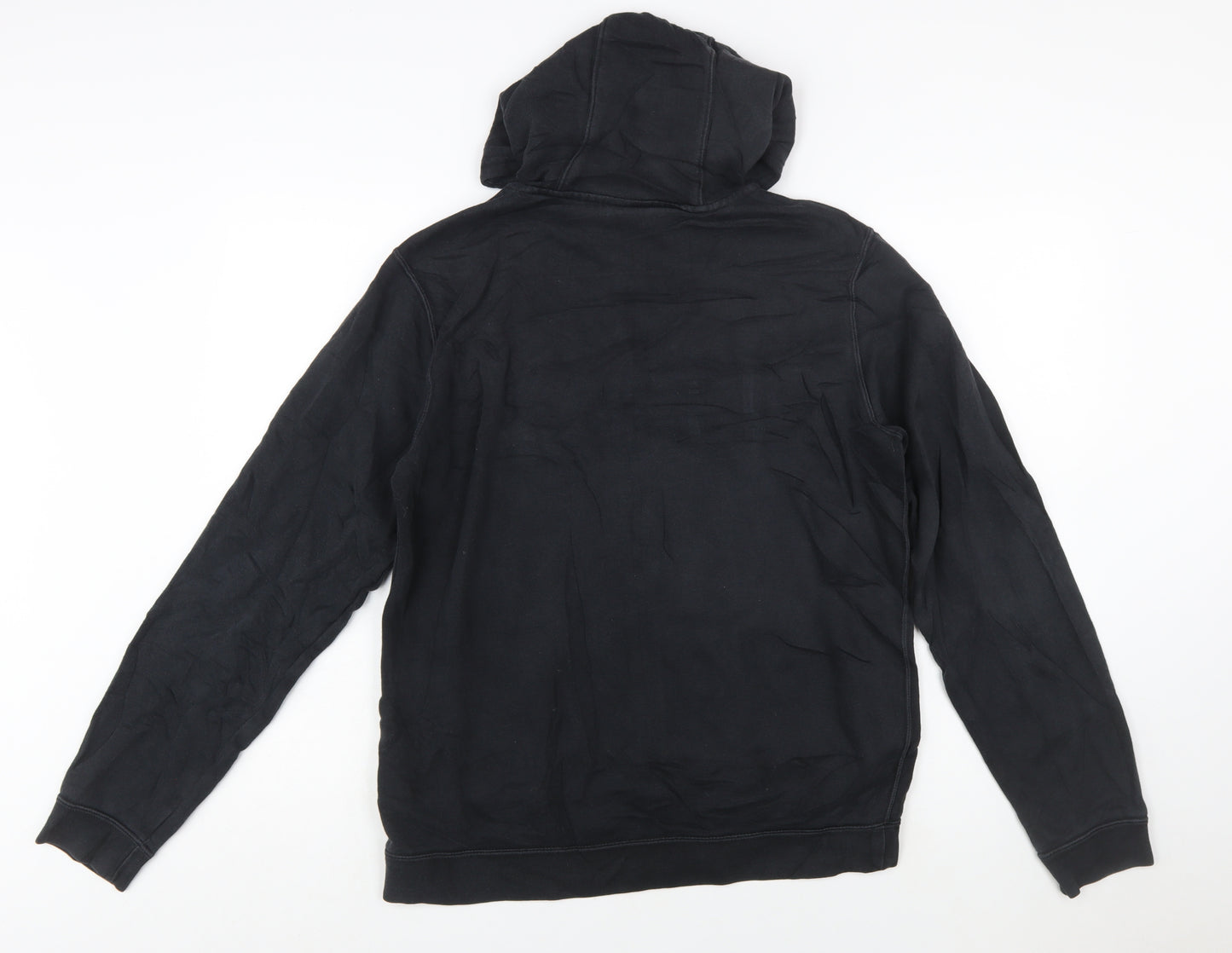 Nike Men's Black Full Zip Hoodie Sweatshirt Size M