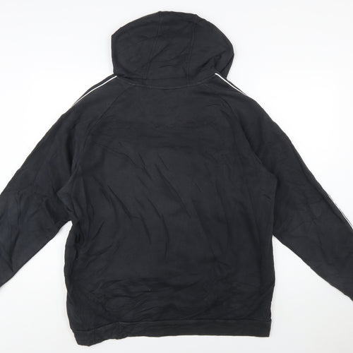 Adidas Men’s Black XL Pullover Hoodie Sports Logo Sweatshirt
