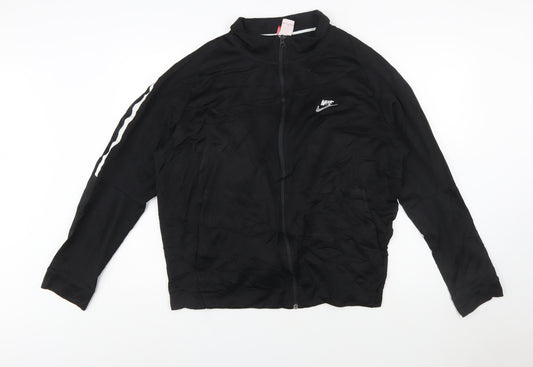 Nike Men's Black 2XL Full Zip Sports Sweatshirt Jacket