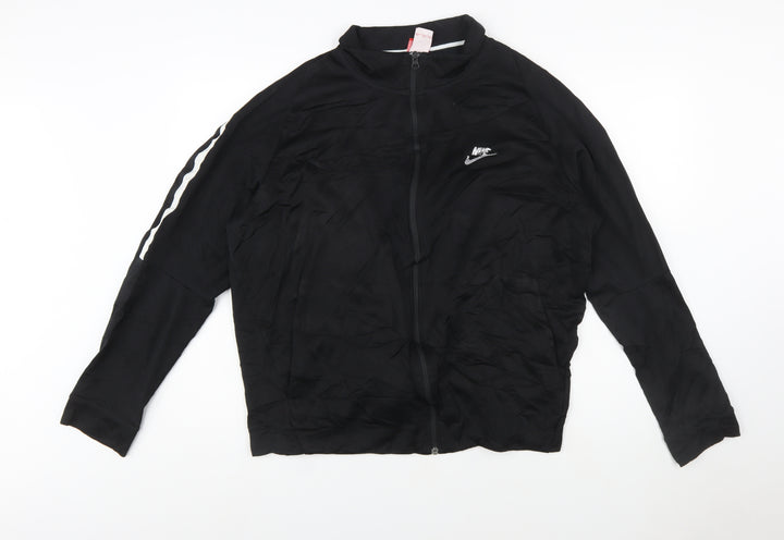 Nike Men's Black 2XL Full Zip Sports Sweatshirt Jacket