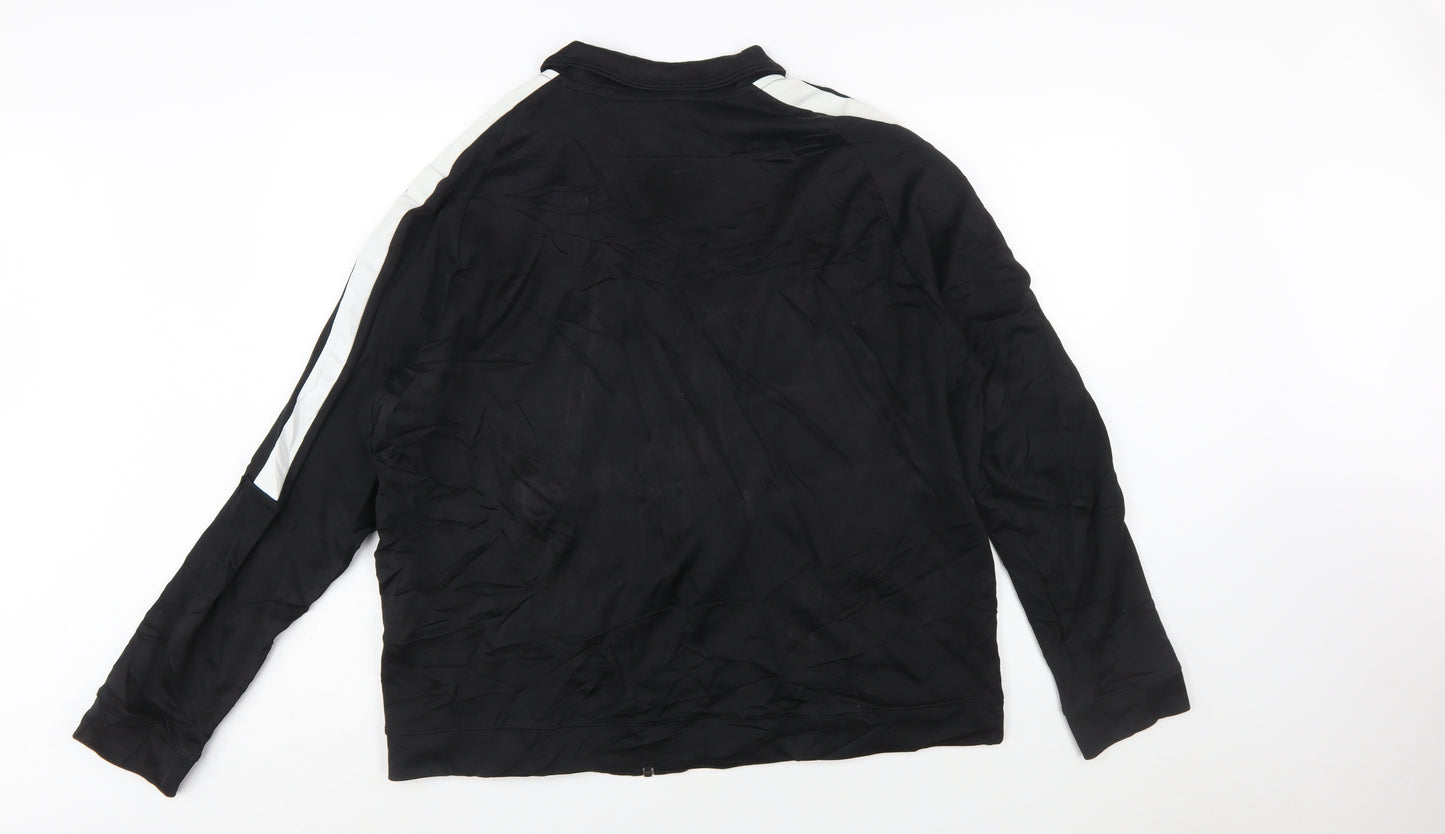 Nike Men's Black 2XL Full Zip Sports Sweatshirt Jacket