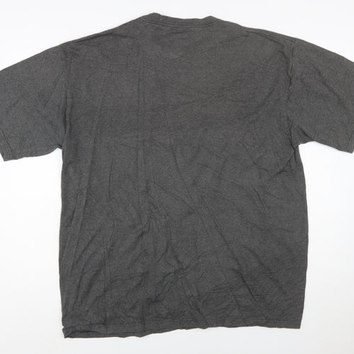 NFL Team Apparel Men's Grey XL Pittsburgh Steelers Graphic T-Shirt