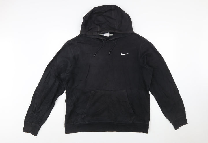 Nike Men's Black Large Pullover Hoodie Cotton Blend