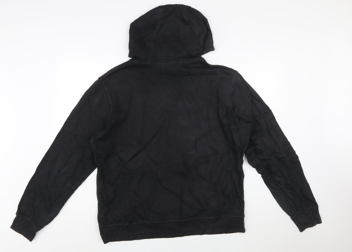 Nike Men's Black Large Pullover Hoodie Cotton Blend