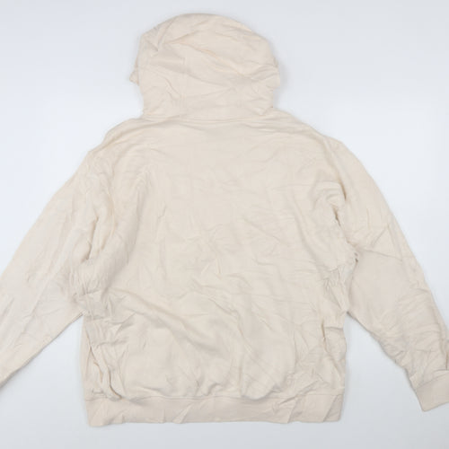 Nike Womens Beige Pullover Hoodie XL Cotton Blend Casual