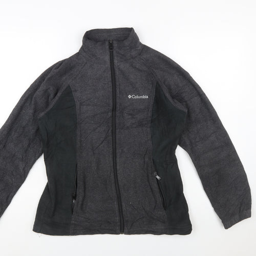 Columbia Womens Grey Fleece Full Zip Jacket Size S