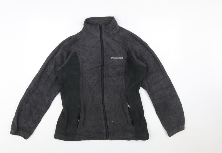 Columbia Womens Grey Fleece Full Zip Jacket Size S