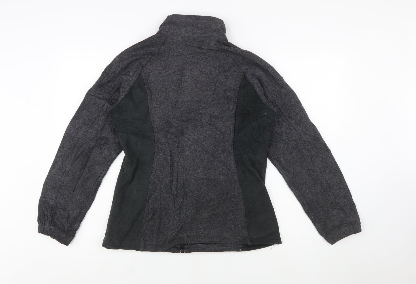 Columbia Womens Grey Fleece Full Zip Jacket Size S