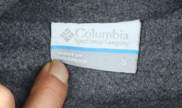 Columbia Womens Grey Fleece Full Zip Jacket Size S