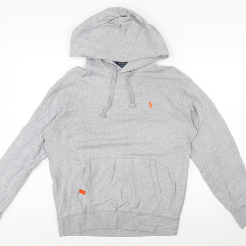 Polo Ralph Lauren Men's Grey Pullover Hoodie Medium