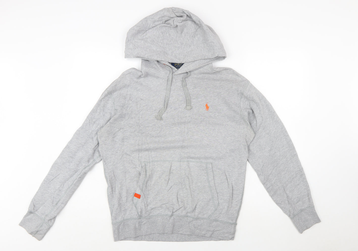 Polo Ralph Lauren Men's Grey Pullover Hoodie Medium