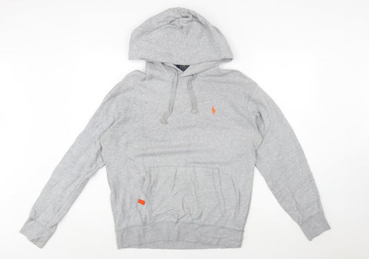 Polo Ralph Lauren Men's Grey Pullover Hoodie Medium