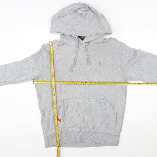Polo Ralph Lauren Men's Grey Pullover Hoodie Medium