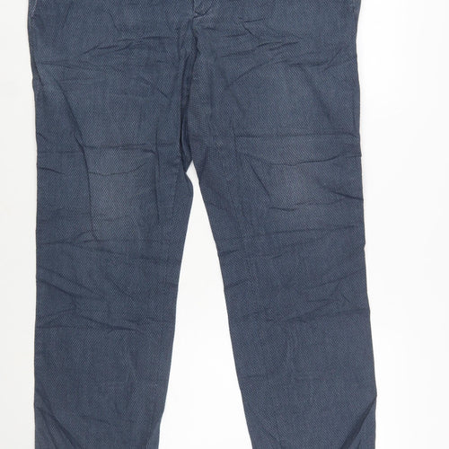 Tommy Hilfiger Men's Blue Chino Trousers 38x34 Regular Fit
