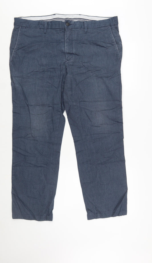 Tommy Hilfiger Men's Blue Chino Trousers 38x34 Regular Fit