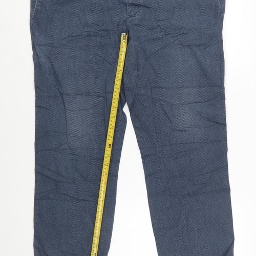 Tommy Hilfiger Men's Blue Chino Trousers 38x34 Regular Fit