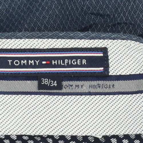 Tommy Hilfiger Men's Blue Chino Trousers 38x34 Regular Fit