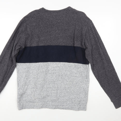 Uniqlo Men's Multicoloured L Pullover Sweatshirt Long Sleeve