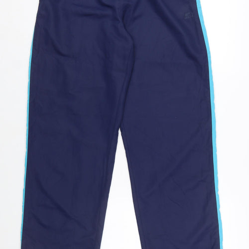 Starter Womens Blue Size 18 Jogger Trousers Elastic Waist