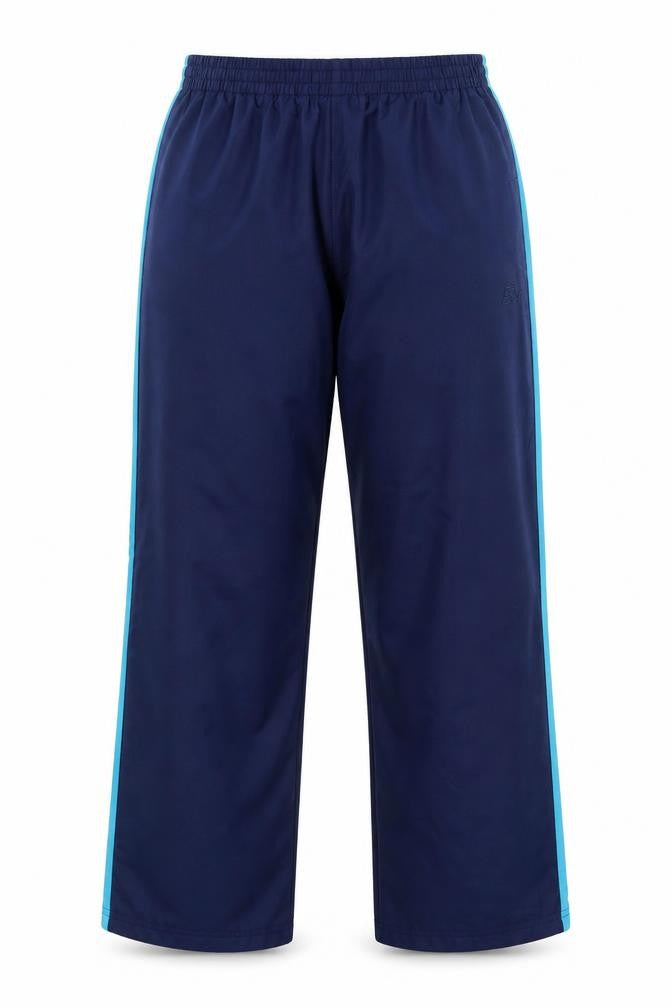 Front view of Starter women’s blue, size UK 18, jogger trousers elastic waist