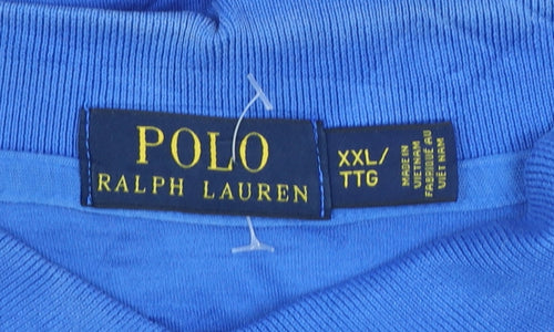 Ralph Lauren Men's Blue 2XL Classic Cotton Polo Shirt