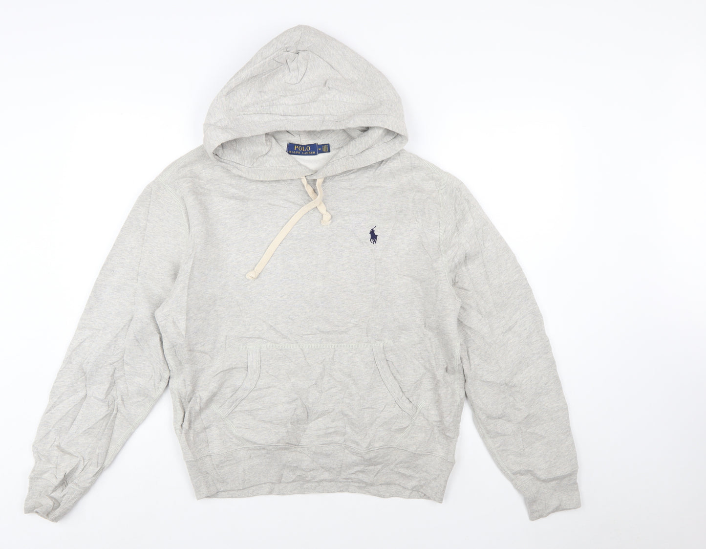 Polo Ralph Lauren Men's Grey Pullover Hoodie Size M
