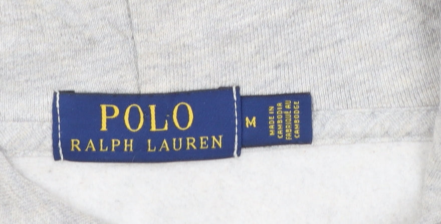 Polo Ralph Lauren Men's Grey Pullover Hoodie Size M
