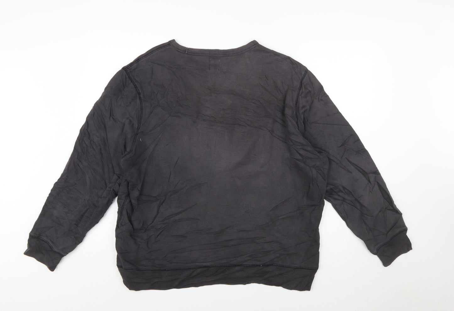 GAP Women’s Black XL Pullover Sweatshirt Original Logo Cotton Blend