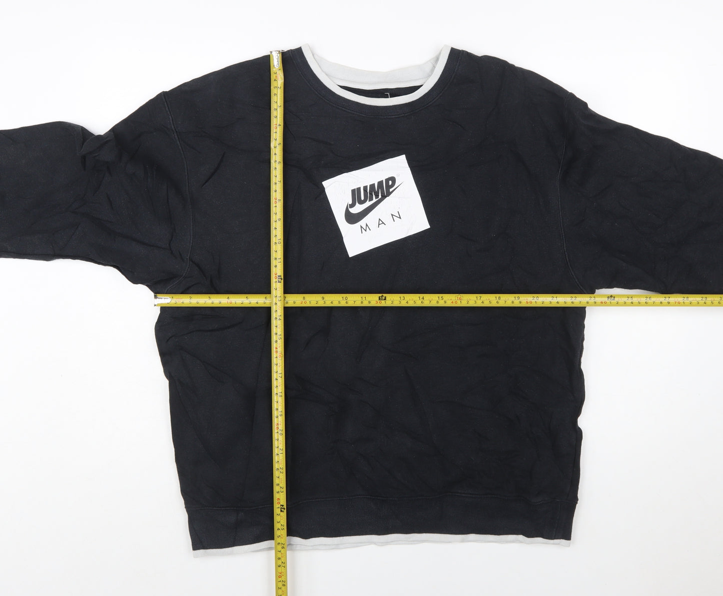 Jordan Men's Black Jumpman Logo Pullover Sweatshirt Size L