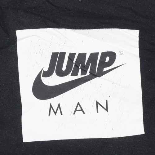 Jordan Men's Black Jumpman Logo Pullover Sweatshirt Size L
