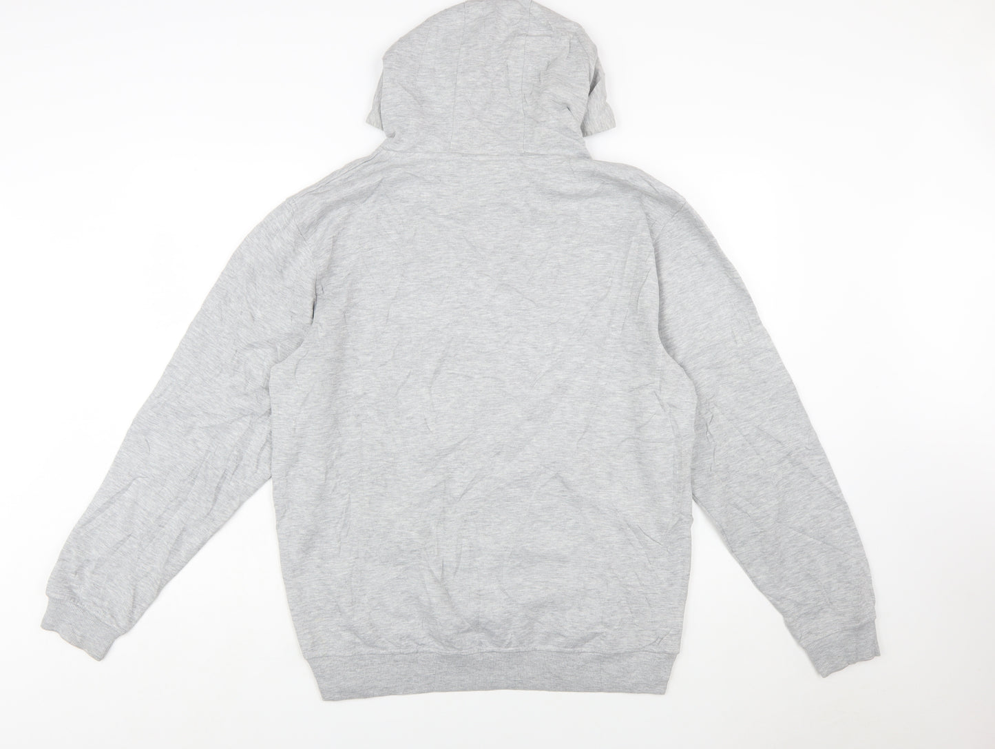 Umbro Mens Grey Pullover Hoodie M Sports Graphic Fleece